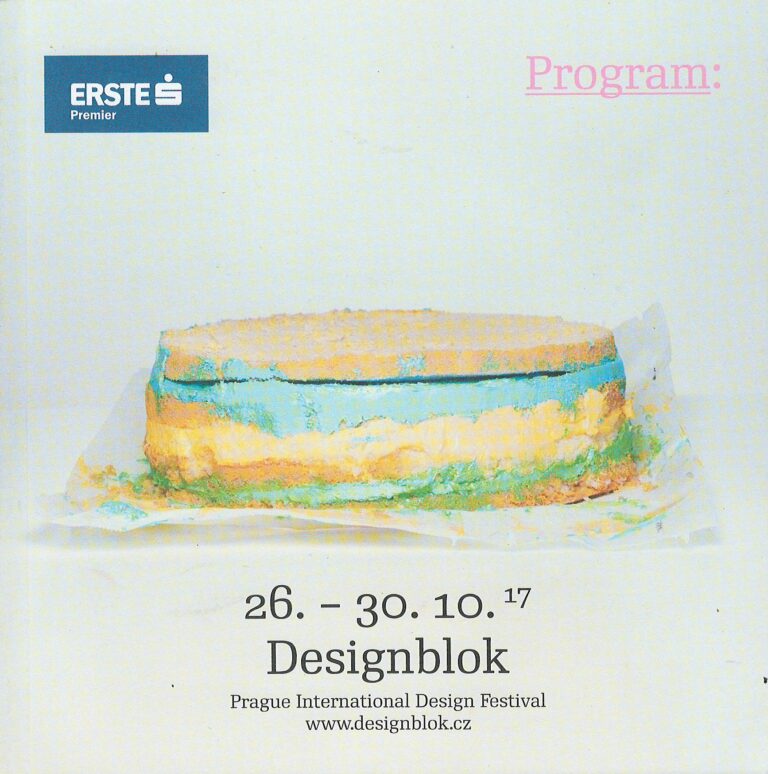 Designblok '17 – 26. - 30.10.2017 – Prague International Design Festival