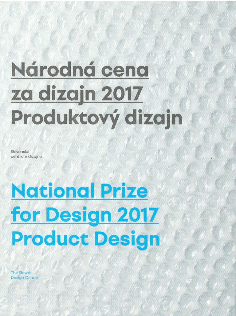 Národná cena za dizajn 2017 – produktový dizajn – product design
