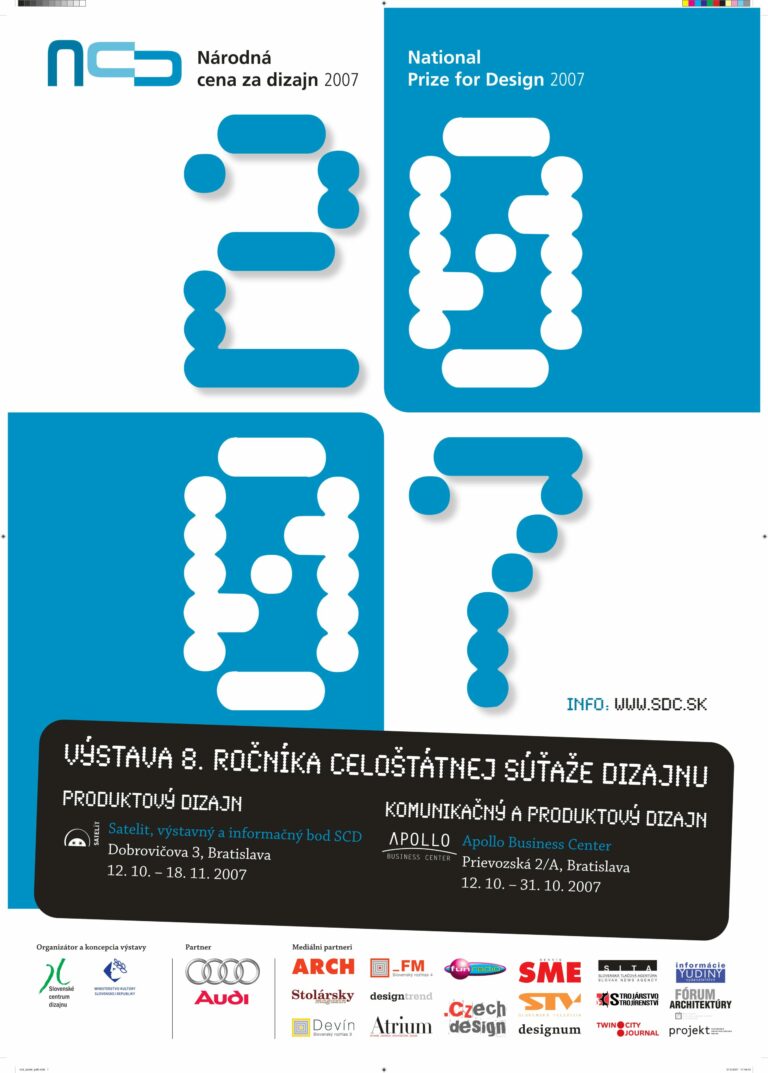 Národná cena za dizajn 2007 – produktový a komunikačný dizajn – výstava