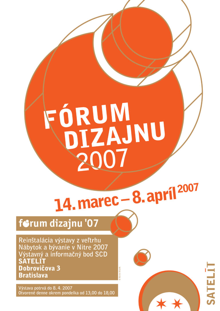 Forum dizajnu 2007 reinštalácia výstavy