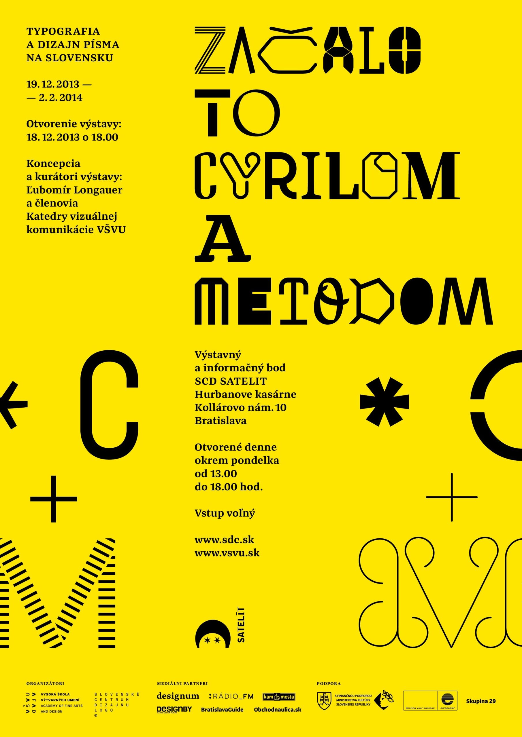 Typografia a dizajn písma na Slovensku – Začalo to Cyrilom a Metodom