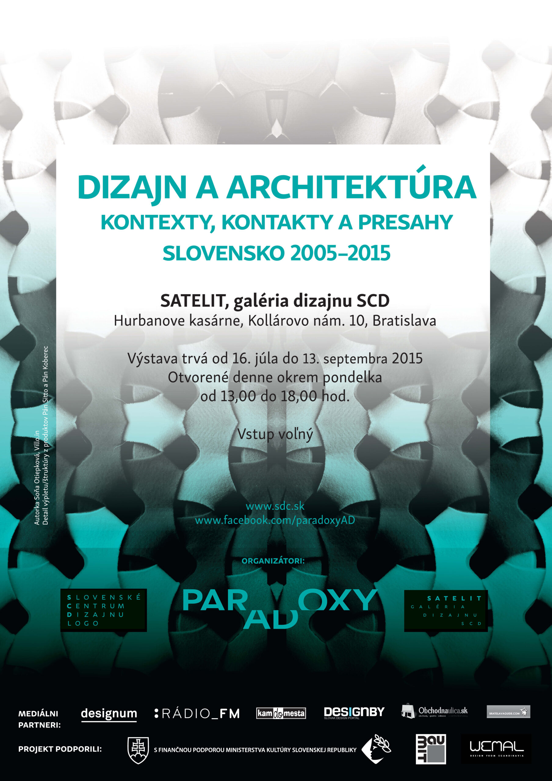 Dizajn a architektúra. Kontexty, kontakty a presahy. Slovensko 2005-2015