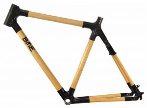 BME B8 bicyklový rám s rúrkami s laminovaného bambusu