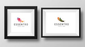 Dizajn značky pre reťaz Essentro
