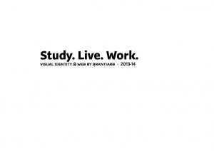 Study. Live. Work. Vizuálna identita + web