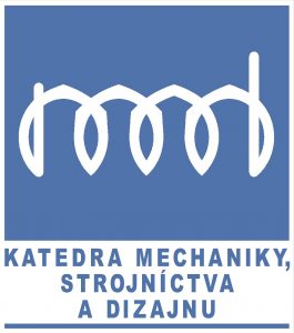 Logo Katedry mechaniky, strojníctva a dizajnu