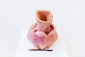 The Honeycomb Vase “made by bees”