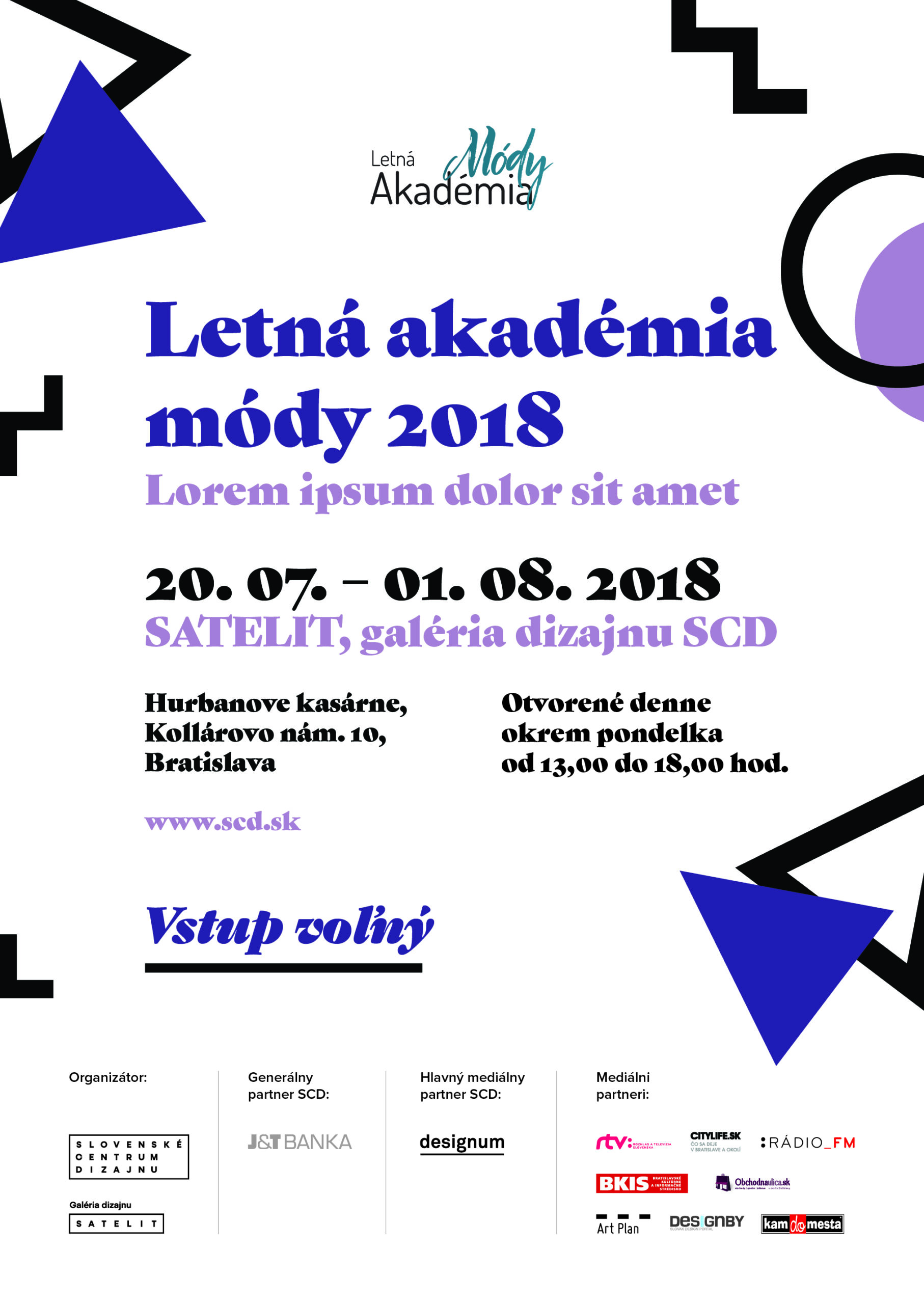 Kolekcia Mliečna dráha – Letná akadémia módy 2018