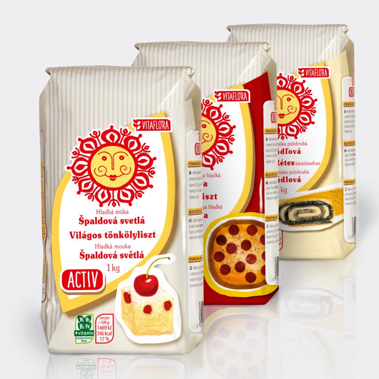 Vitaflóra Flour - obalový dizajn a komunikačná kampaň