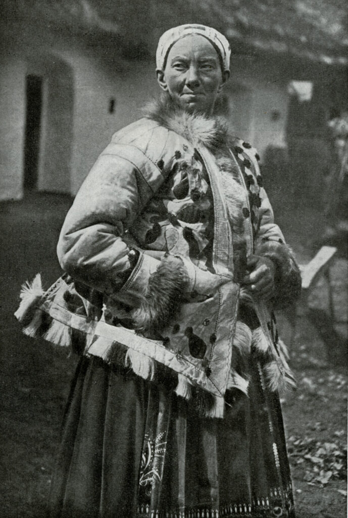 Karel Plicka Žena v kožuchu z Bzovíka