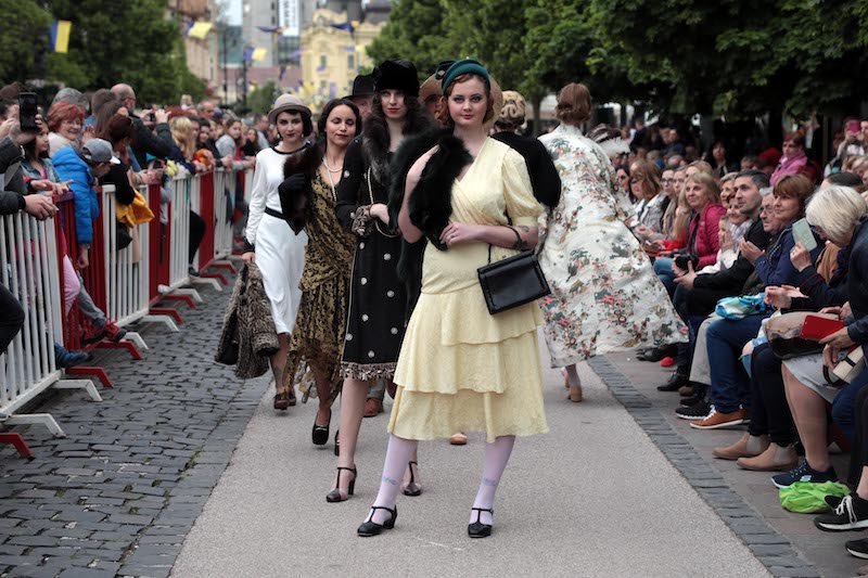 Chic ulica – 100 rokov módy. Korzo v Košiciach, máj 2018, Foto: Radka Bakajsová a Miroslav Vacula