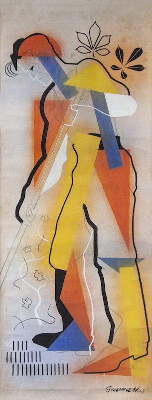 Martin Brezina, Muž s palicou, 1931, SMD