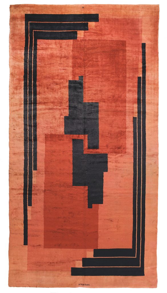 Ivan Da Silva: Bruhns, koberec zo spálne maharadžu z Indory, okolo roku 1930; © Adagp, Paríž, 2019; Foto © Phillips, Auctioneers Limited. Všetky práva vyhradené
