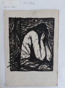 Voľné umenie; Kresba plačúcej ženy