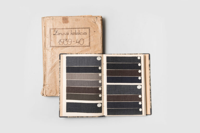 Vzorník textílii z Meriny – Zimná kolekcia 1939/40