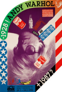výstavný plagát Andy Warhol v GMB