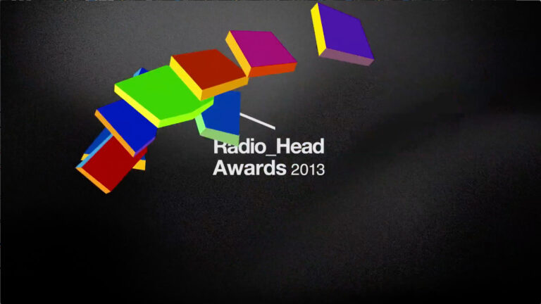 animácie a grafika pre odovzdávanie cien Radio_Head Awards 2013