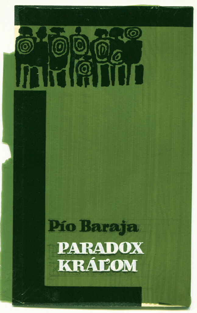 Skica knižnej obálky pre vydavateľstvo Tatran, 1967