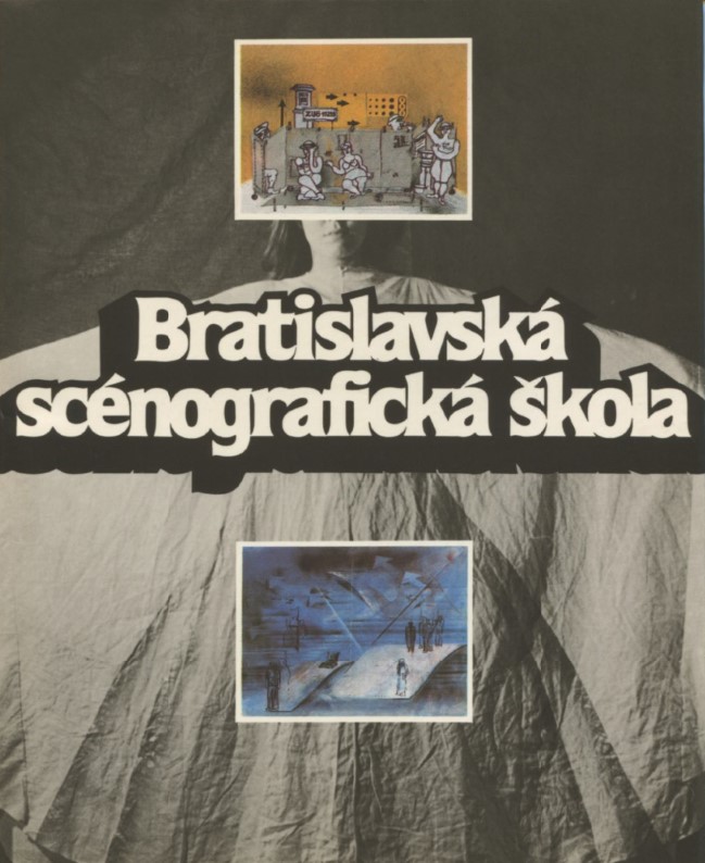 Obálka publikácie Bratislavská scénografická škola, vydavateľstvo Tatran, 1985.