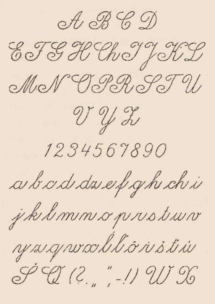 Jednotné tvary slovenskej písanej latinky pre vyšší stupeň ľudových škôl a pre školy meštianske, 1943