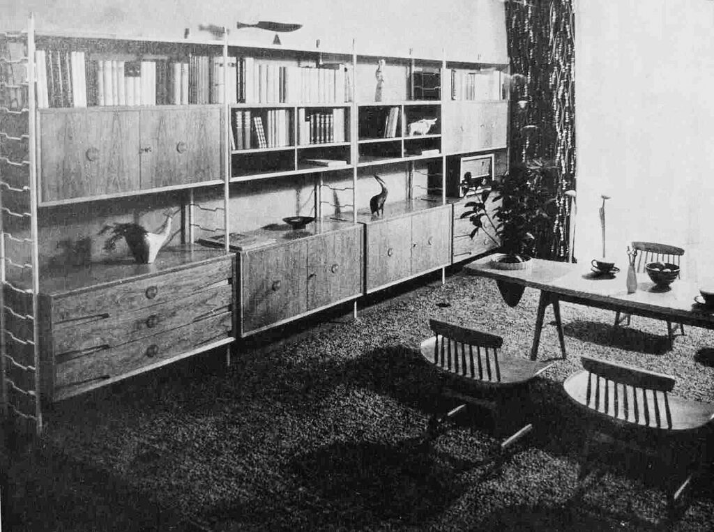 Viktor Holešťák-Holubár Zariadenie obývajacej izby, 1958