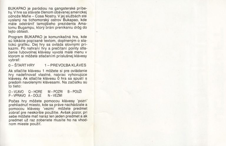 Dokonalá Vražda II - Bukapao