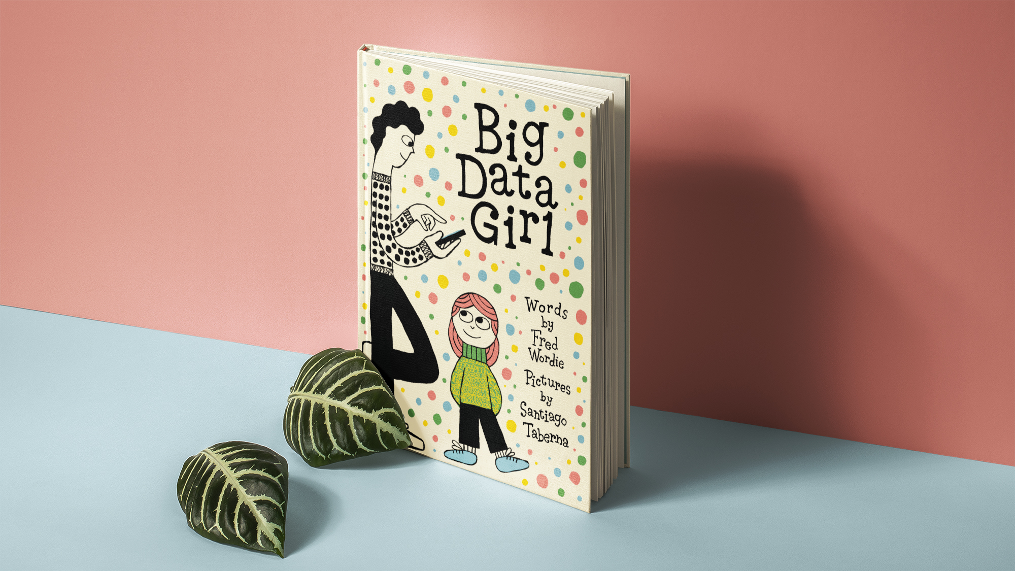 Kniha Freda Wordieho Big Data Girl (2021), ilustrácie Santiago Taberna.