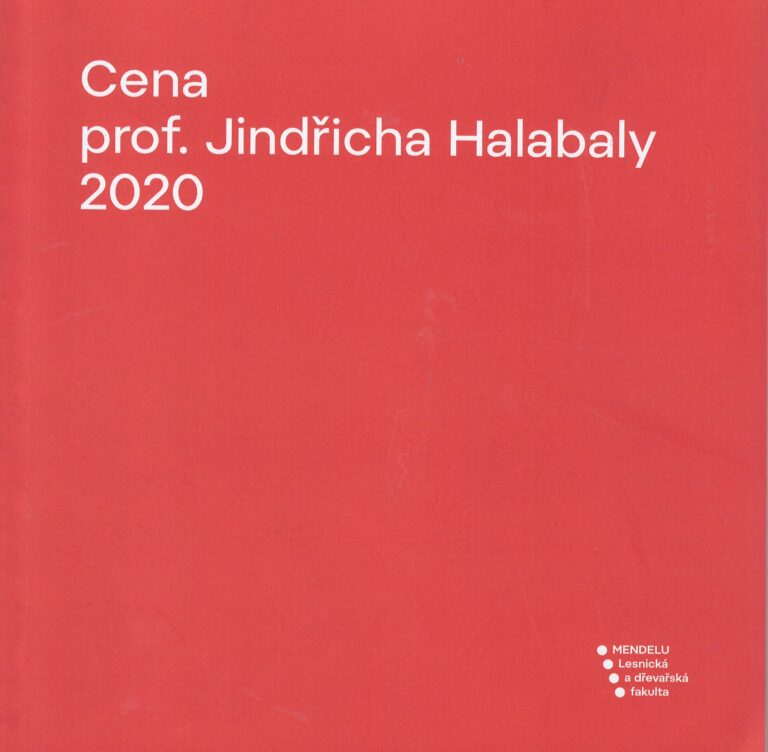 Cena prof. Jindřicha Halabaly 2020