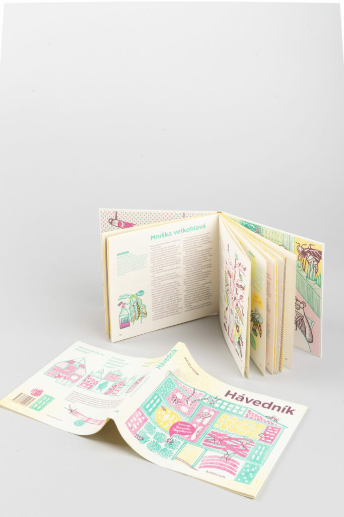 Palo Bálik: dizajn knihy Hávedník, Artforum, 2015, ilustrácie: Daniela Olejníková