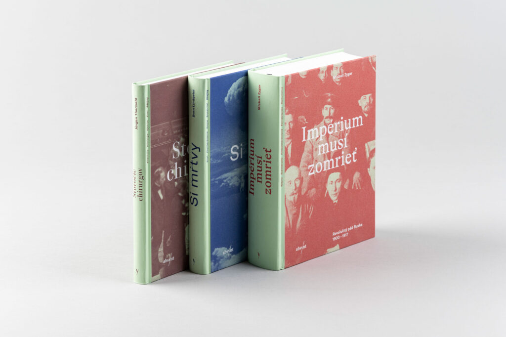 Pavlína Morháčová:
dizajn historickej edície
vydavateľstva Absynt,
vychádza od roku 2019.