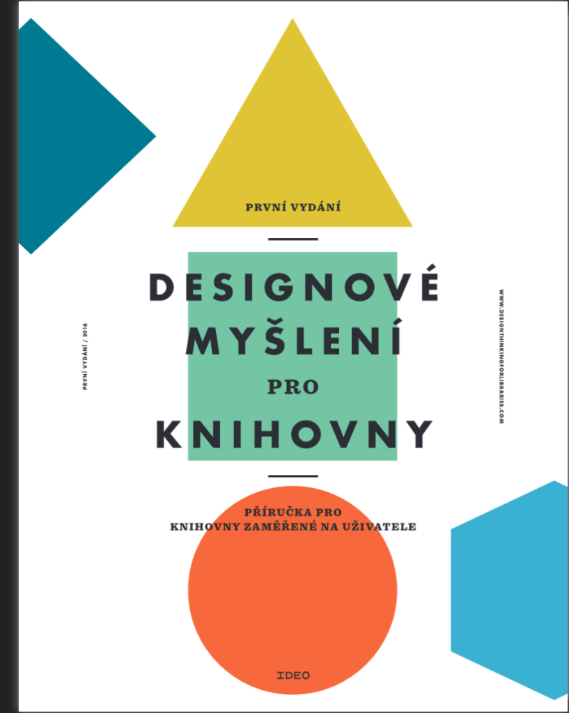 Obálka knihy Designové myšlení pro knihovny.