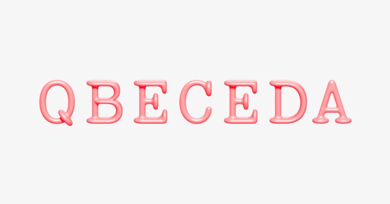QBECEDA – grafický dizajn výstavného stánku Qubus Design Studio