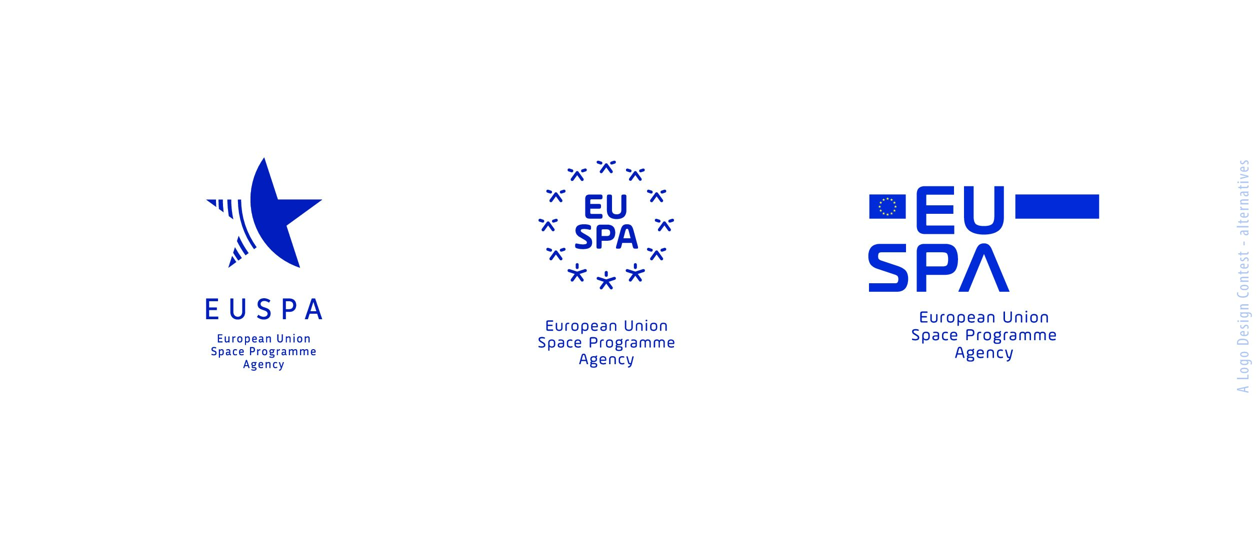 EUSPA – súťažný návrh loga „A“
