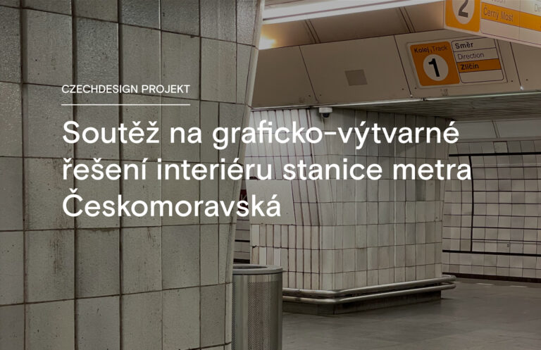 Graficko-výtvarné riešenie interiéru stanice metra Českomoravská