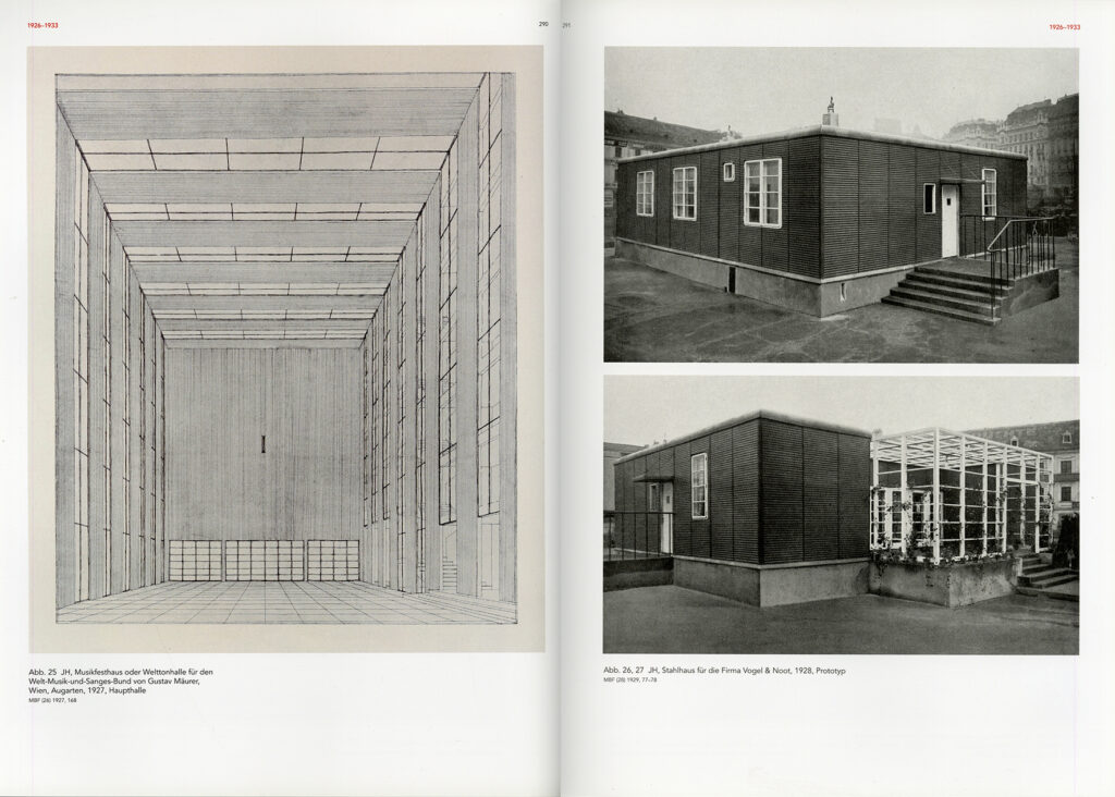 Strany z publikácie, kapitola 1926 – 1933 Grafický dizajn Maria Anna Friedl