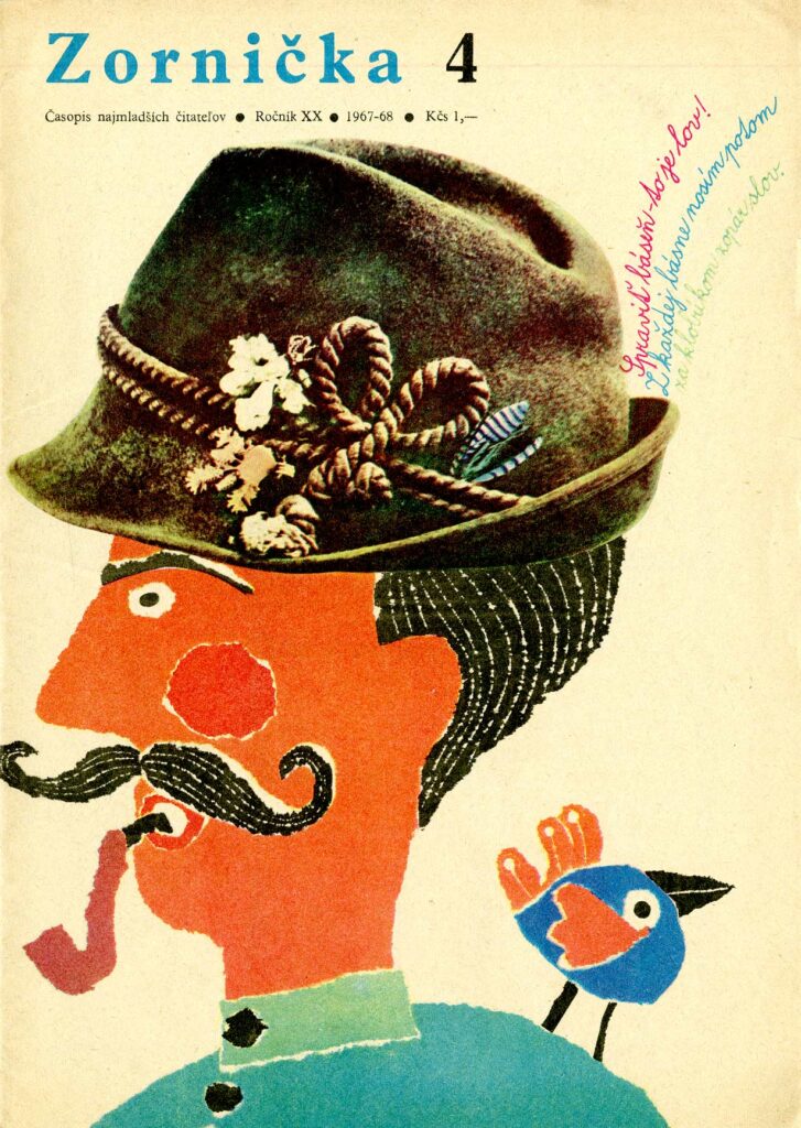 Ilustrácie na obálke časopisu Zornička, 1967 a 1970.