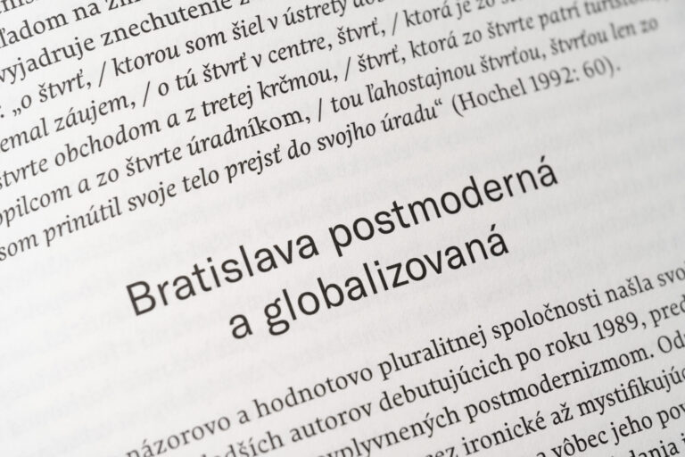 Literárne krajiny Bratislavy / Obraz mesta po roku 1918