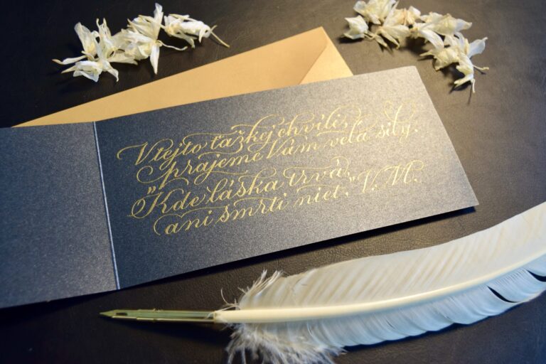 Kaligrafické priania