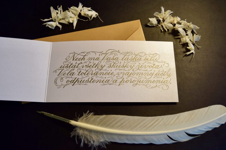 Kaligrafické priania