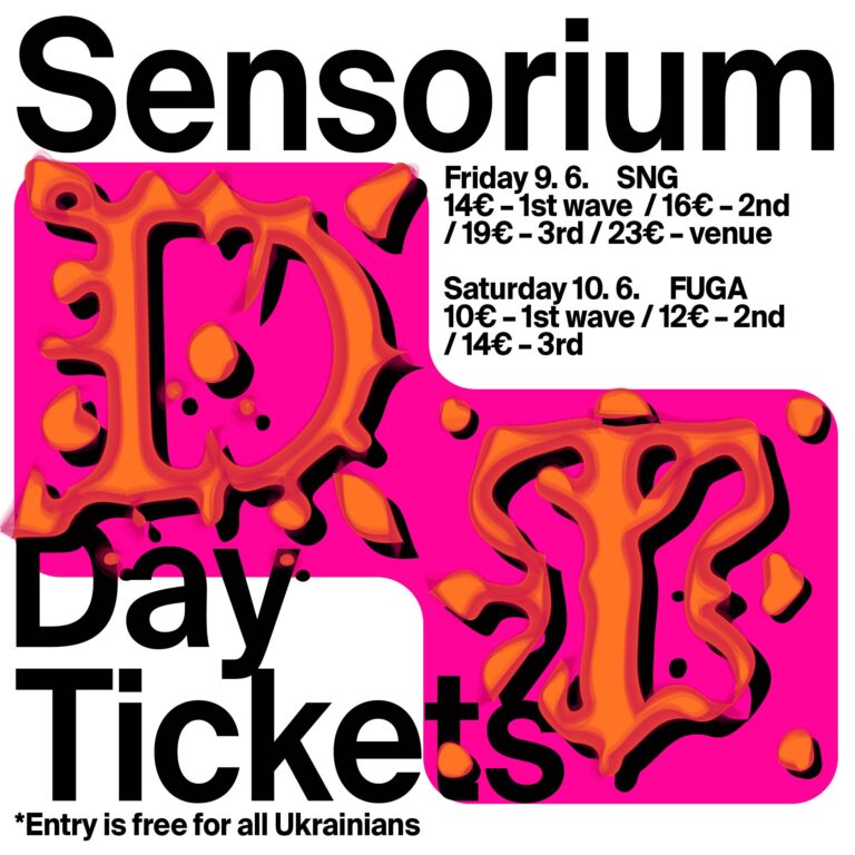 Vizuál podujatia Sensorium Beyond the Sound 2023