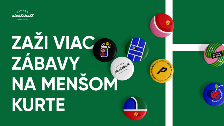 Branding Slovak Pickleball Association: Viac zábavy na menšom kurte