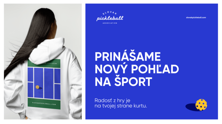 Branding Slovak Pickleball Association: Viac zábavy na menšom kurte