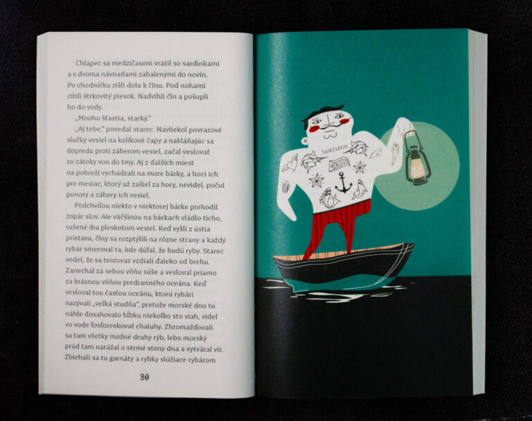 Redesign knihy - Ernest Hemingway - Starec a more