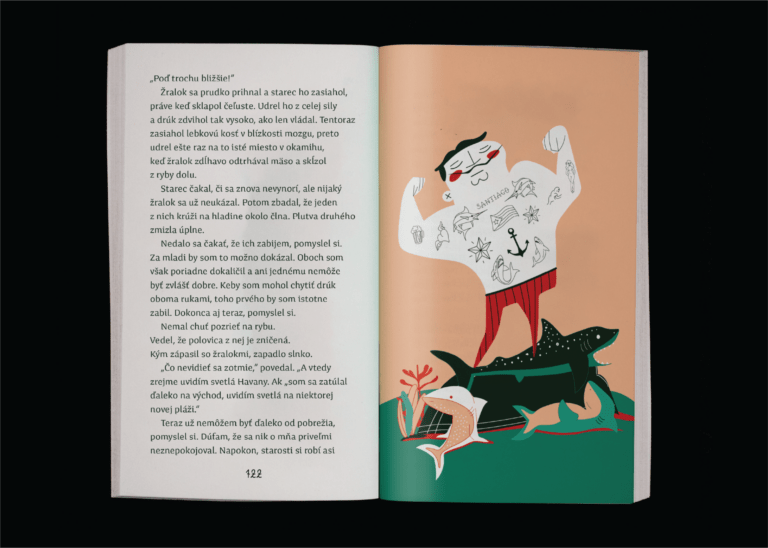 Redesign knihy - Ernest Hemingway - Starec a more