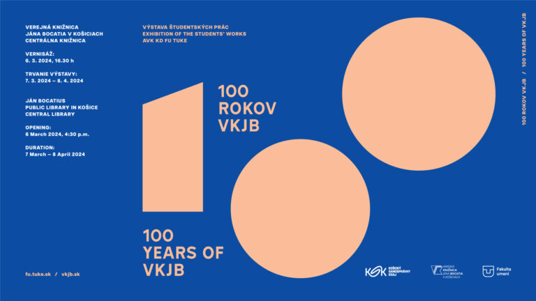 Vizuál pre výstavu „100 rokov VKJB / 100 Years of VKJB“