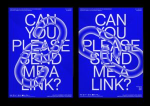 Vizuálna identita pre konferenciu: Can You Please Send Me a Link?