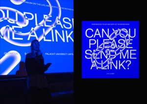 Vizuálna identita pre konferenciu: Can You Please Send Me a Link?