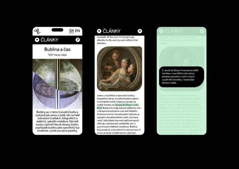 Webová stránka pre médium 3/4