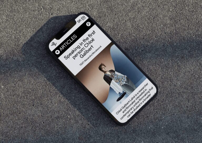 Webová stránka pre médium 3/4