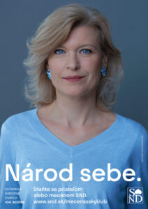 Plagáty Kampaň Národ sebe (Klub priateľov a mecénov SND)